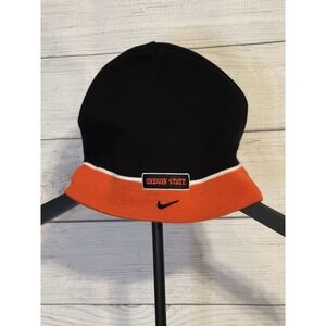 Nike Oregon State Beavers Knit Beanie Black Orange "O" Logo VGC